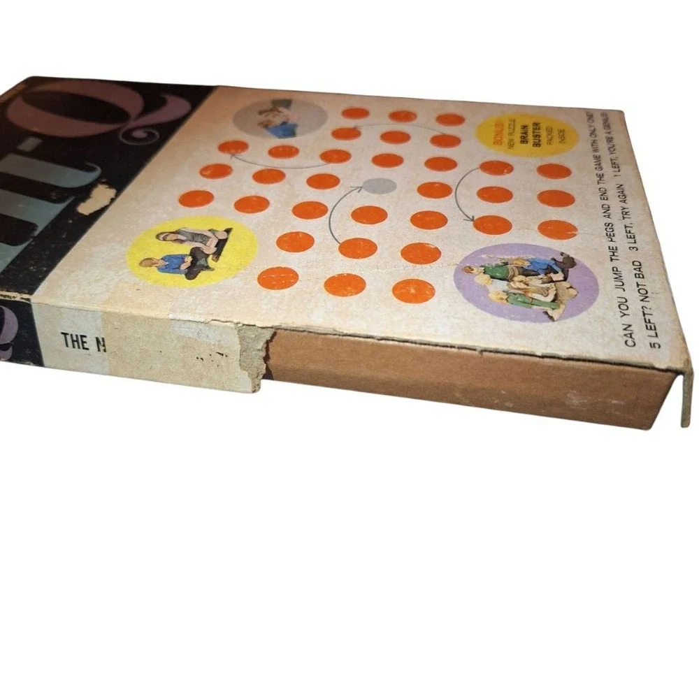 Vintage Hi-Q Peg Game Kohner‎ The New Game Craze Brain Buster Puzzle